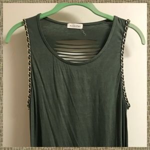 Green Cut Up Tank